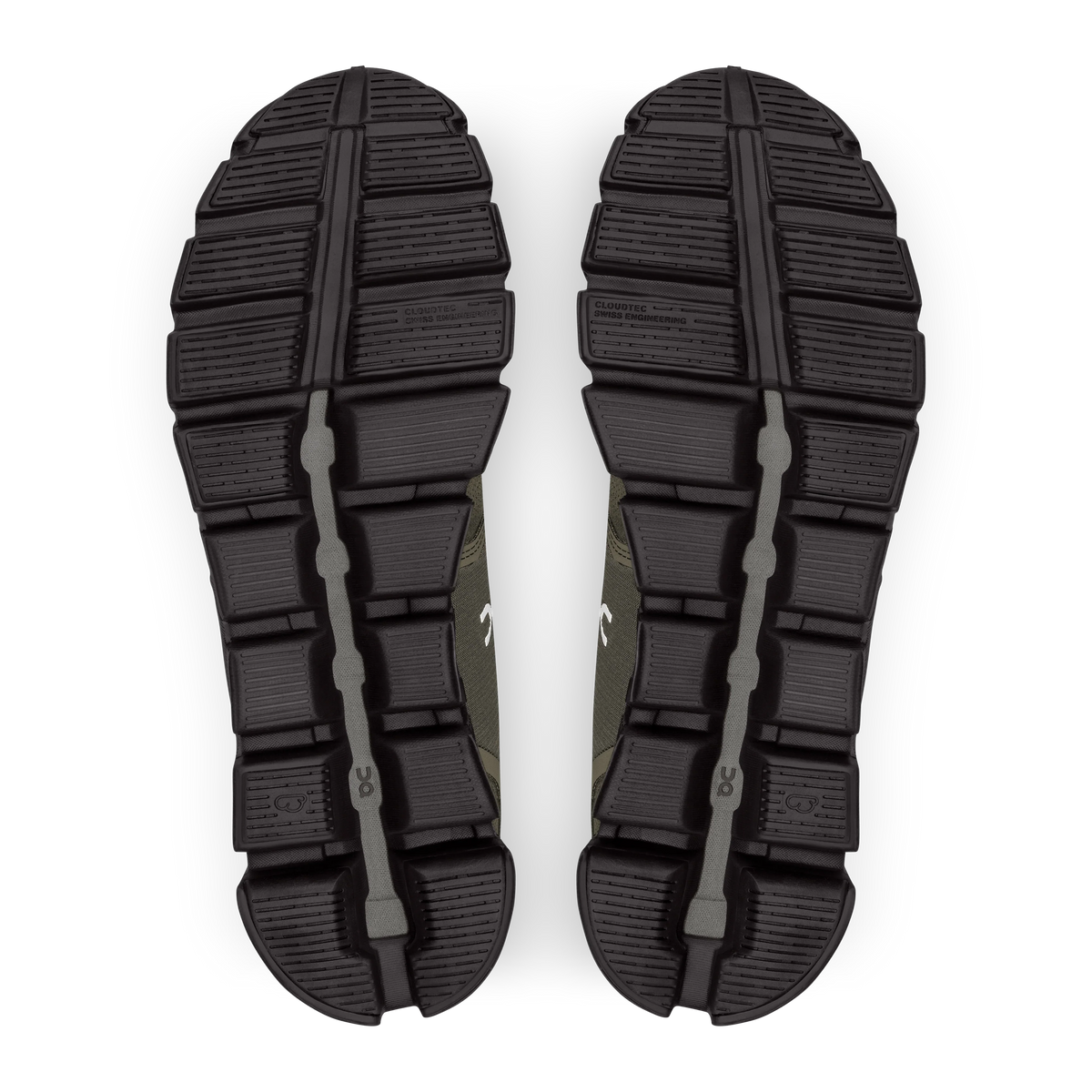 On Mens Cloud 5 Waterproof Olive/Black- (59.98840)
