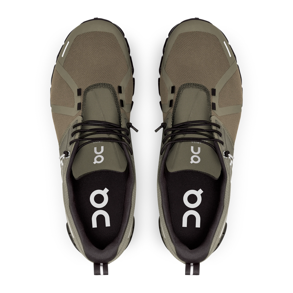 On Mens Cloud 5 Waterproof Olive/Black- (59.98840)