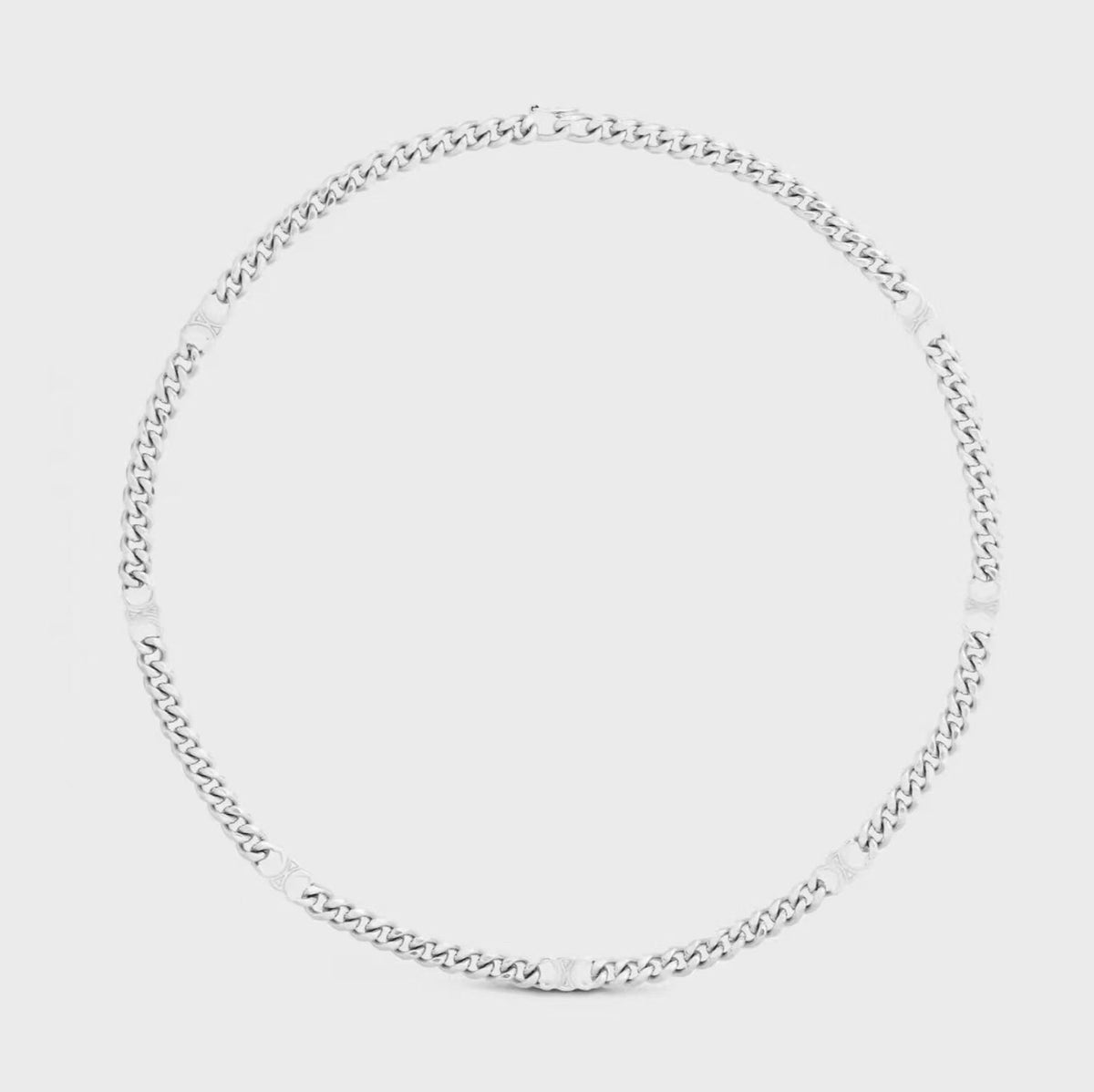 18K Celine Gourmette Chain Necklace